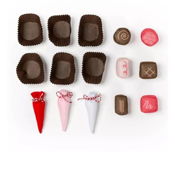 NEW Felt Chocolate Food Playset - Picture 1 of 4